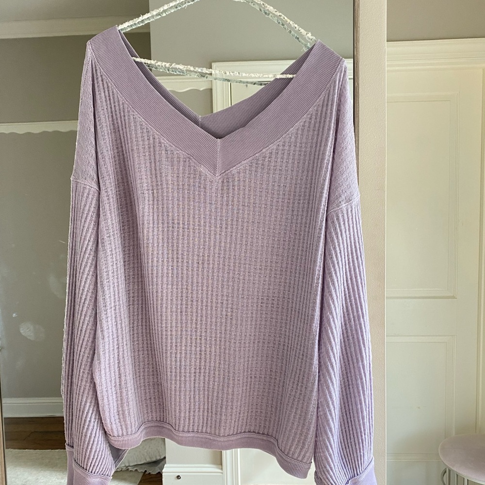 Lavender We The Free Sweater